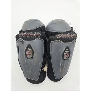 Troy Lee Designs‎ Racing Elbow Guards Youth Gray Black Mountain Bike BMX Protect